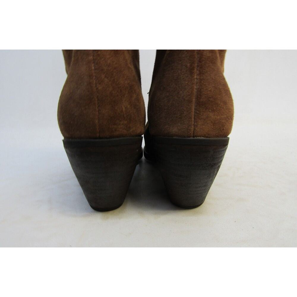 Born Womens Size 9.5 M Brown Suede Zip Ankle Fashion Boots Bootie - Picture 8 of 11